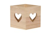 Kunst & Handwerk Ausstattung - Playwood Tea light holder Heart - SL204A