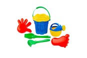 Spiele im Freien - Cavallino Toys Cavallino Classic Bucket Set Blue 7 pieces. - 9460WD01