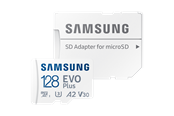 Speicherkarten - Samsung EVO Plus microSD/SD - 160MB/s - 128GB - MB-MC128SA/EU