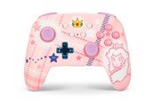Gaming Zubehör - PowerA Verbesserter kabelloser Controller für Nintendo Switch - Prinzessin-Peach-Plaid - Wireless Controller - Nintendo Switch - NSGP0255-01