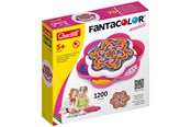 Baby Spielzeug - Quercetti FantaColor Mandala Daisy peg mosaic - 1200 pieces - QU-2101