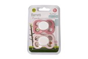 Babypflege - Barnets Favorit 2 pak luftsutter silikone 6+ mdr. - Rosa/Lyserød - BF-10006-1