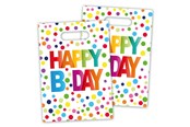 Spielzeug - Folat BV Happy Birthday Confetti dispensing bags 8 pcs. - 65114