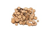 Kunst & Handwerk Ausstattung - Goki Wooden Branch Discs Craft Material 100 pcs. - TT101