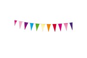Einrichtung - Haza Witbaard Bunting multicolor (10m) - 405590