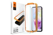 Handys - Schutzfolie - Spigen Glass tR AlignMaster 2 Pack -  Samsung Galaxy A35 - AGL07772
