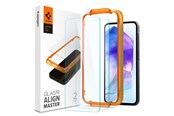 Handys - Schutzfolie - Spigen Glass tR AlignMaster 2 Pack -  Samsung Galaxy A55 - AGL07775
