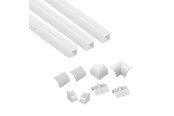 Kabelkanal / Kabelschlauch - D-LINE Cable duct kit 22x22mm 3x Cable duct/Accessories 1.0m - 2222W-1MKIT