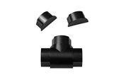 Kabelkanal / Kabelschlauch - D-LINE Adapter Kit 50x25mm Black - AVAP5025B