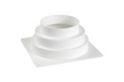 Ventilation - Fresh Transition piece 175x175/Ø102/130/150 mm - 500063