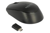 Maus - DeLOCK Optical 3-button mini mouse - Maus (Schwarz) - 12526
