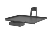 Wandhalterungen, AV-Halterungen & AV-Möbel - Ergotron - TAA Compliant Version shelf - heavy-duty - for medical monitor - dark grey - Max 10.9 kg - recommended for - 98-417-282