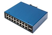 Switches - DIGITUS - switch - industrial - 16 ports - unmanaged - DN-651138