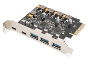 Netzwerkadapter (Netzkarte, Druckserver, u.s.w.) - DIGITUS - network adapter - PCIe x2 - DS-30222