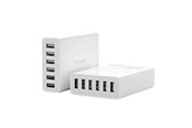 Handys - Adapter und Ladegeräte - BlitzWolf Charger 6x USB Blitzwolf BW-S15 QC 3.0 60 W (white) - BW-S15 EU