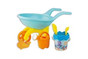 Spiele im Freien - Androni Wheelbarrow with Bucket Set Underwater World 7 pcs - 6323-FISH