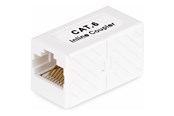Netzwerk - Kabel - StarTech.com RJ45 Coupler Inline Cat6 Coupler Female to Female (F/F) T568 Connector Unshielded Ethernet Cable Extension (IN-CAT6-COUPLER-U1) - network coupler - white - Weiß - IN-CAT6-COUPLER-U1