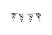 Spielzeug - Boland Flag Line Football Point Flags 6mtr. - 62500