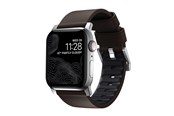 Smartwatch - Accessories - Nomad - Active Band Pro - 44mm/42mm Silver Hardware Brown Active Leather FKM - NM1A4mSNW0