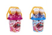 Wasserspielzeug - Happy Summer Beach Bucket Ice cream Set 9 pcs 2 as - 303004