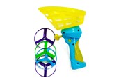 Spiele im Freien - Happy Summer Pull String Flying Discs 2 asst. 19cm - 303207