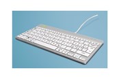 Tastaturen - R-Go Tools R-Go Compact Break - keyboard - with integrated break indicator - QWERTY - Nordic - white Input Device - Tastaturen - Nordisch - Weiss - RGOCONDWDWH