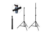 Stativ-Zubehör - Puluz Photo studio background support 2x2m + Backdrops 3 pcs PKT5204 - PKT5205