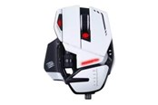 Maus - Mad Catz R.A.T.6+ - mouse - USB - white - Maus (Weiß) - MR04DCINWH000-0