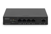Switches - DIGITUS 4+1 Port Ethernet Unmanaged PoE Switch - DN-95330-1