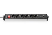 Stromkabel (Extern) - DIGITUS 6-Port Power Strip (with 3x USB Ports) - DA-70624