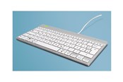 Tastaturen - R-Go Tools R-Go Compact Break - keyboard - with integrated break indicator - QWERTZ - German - white Input Device - Tastaturen - Deutsch - Weiss - RGOCODEWDWH