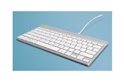 Tastaturen - R-Go Tools R-Go Compact Break - keyboard - with integrated break indicator - QWERTY - US - white Input Device - Tastaturen - Englisch (US) - Weiss - RGOCOUSWDWH