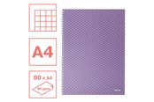 Blöcke, Formulare und Notizbücher - Esselte Colour'Breeze A4 Collegeblock kariert, Spiralbindung Lavendel - 628479