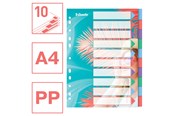 Archivierung und Aufbewahrung - Esselte  Colour'Breeze A4 Register 10 Taben, PP - 628500