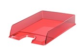 Archivierung und Aufbewahrung - Esselte Europost Briefkorb, Transparent Rot Transparent - 623601