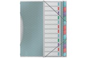 Archivierung und Aufbewahrung - Esselte Colour'Breeze Ordnungsmappe mit 12 Taben - 626256