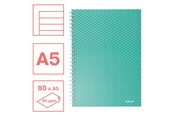Blöcke, Formulare und Notizbücher - Esselte Colour'Breeze A5 Collegeblock liniert, Spiralbindung Grün - 628472