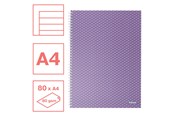 Blöcke, Formulare und Notizbücher - Esselte Colour'Breeze A4 Collegeblock liniert, Spiralbindung Lavendel - 628484