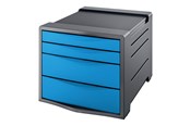 Archivierung und Aufbewahrung - Esselte Drawer Cabinet Vivida 4-drawer Blue - 623961