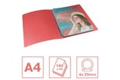 Archivierung und Aufbewahrung - Esselte Colour'Breeze Ringbuch (4-Rund-Ring) Koralle - 628437