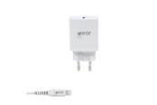Handys - Adapter und Ladegeräte - GEAR Charger 220V 1xUSB-C PD 20W Cable Lightning for USB-C MFI C94 - 665114