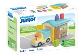 Playmobil - Playmobil 1.2.3 - JUNIOR: LKW mit Sortiergarage - 71686