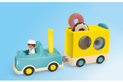 Playmobil - Playmobil 1.2.3 - Junior Verrückter Donut-Truck mit Stapel- und Sortierfunktion - 71702