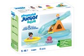 Playmobil - Playmobil 1.2.3 - JUNIOR AQUA: Badeinsel mit Wasserrutsche - 71687