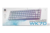 Tastaturen - Deltaco GAMING DK240 Mini RGB Membrane Keyboard - Gaming Tastaturen - Weiss - GAM-158-W