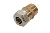 PEX-Systeme - Roth connector 16 mm x 3/4" male red - 17046211.195