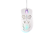 Maus - Deltaco GAMING WM75 Ultralight Wired - Gaming Maus (Weiß mit RGB) - GAM-108-W