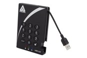 Festplatten - Extern - Lenovo Apricorn Aegis Padlock 3.0 - Extern Festplatte - 2TB - Schwarz - 4ZP1P31363