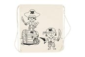 Kreativ-Spiele - Creativ Company Color your own Cotton Gym Bag Pirates - 499651