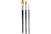 Kreativ-Spiele - Creativ Company Gold Line Brushes 3 pcs. - 100267